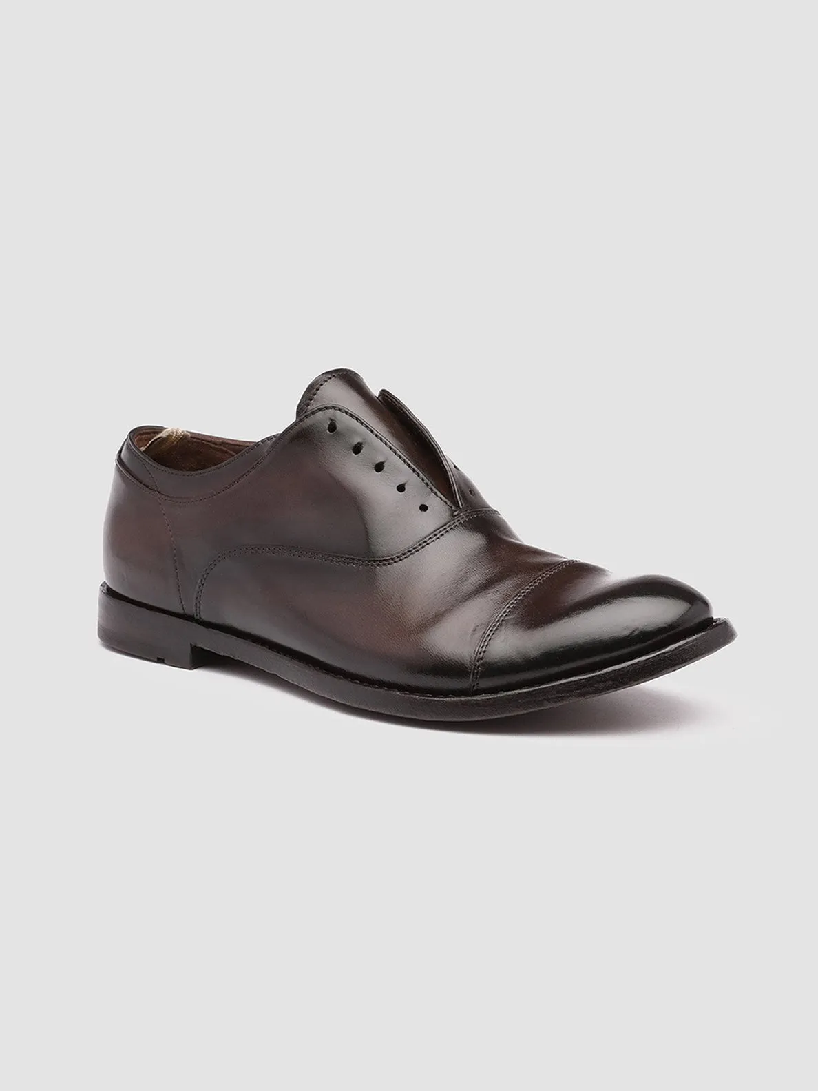 ANATOMIA 08 - Brown Leather Oxford Shoes