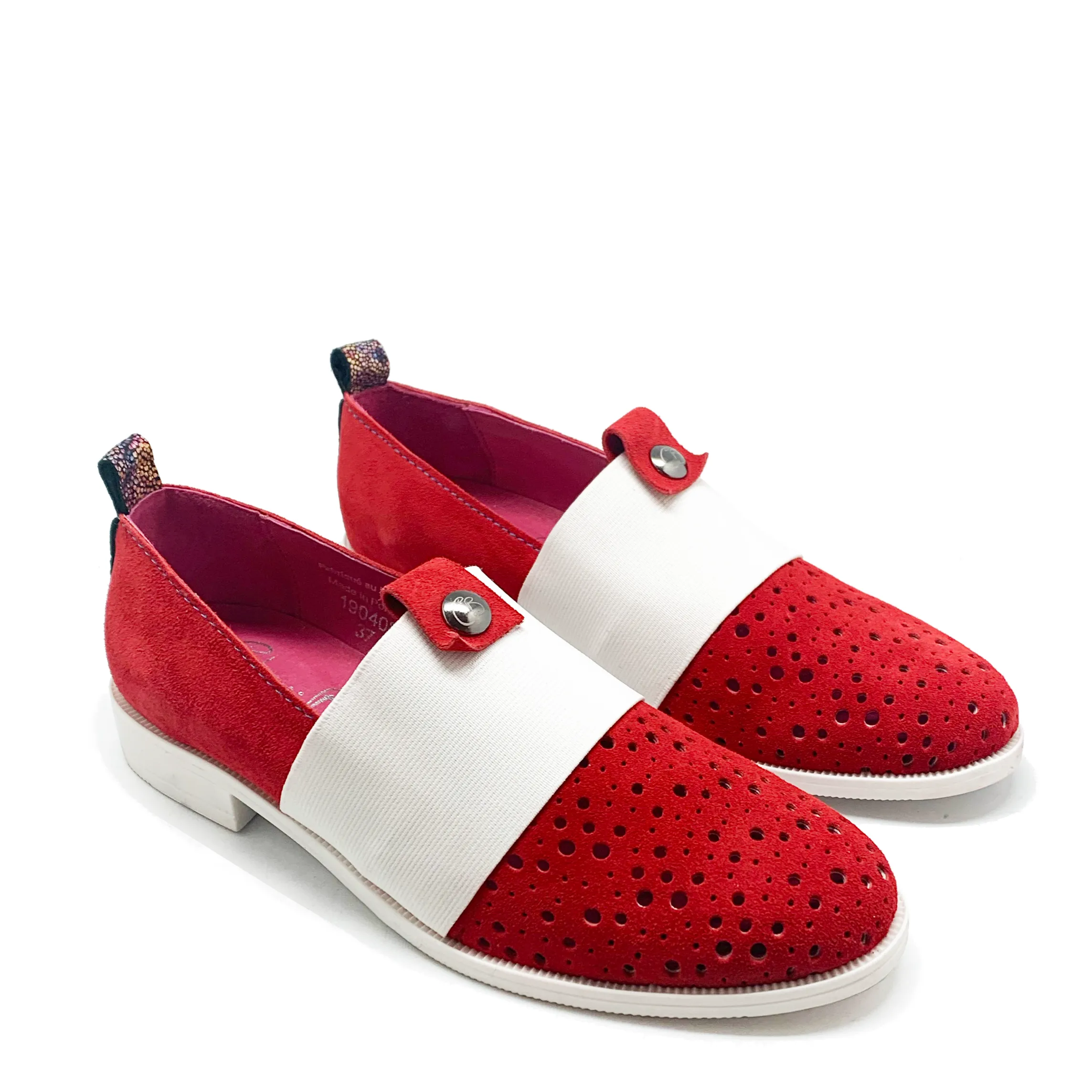 Bourbon - Red White slip on