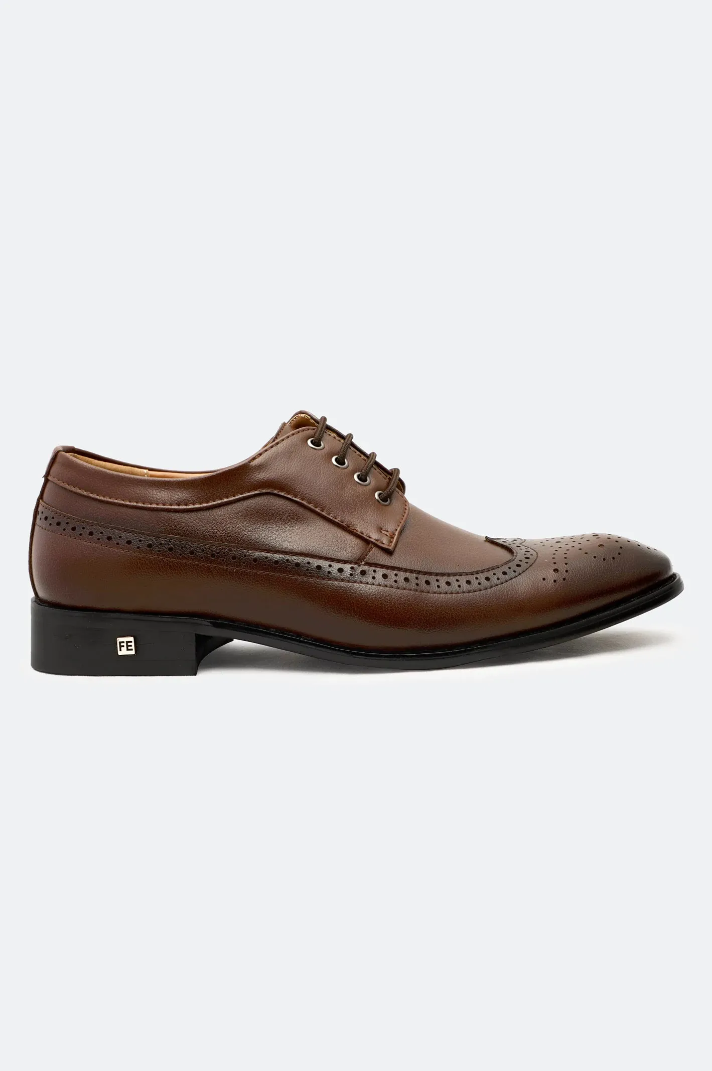 Brown Formal Derby Shoes