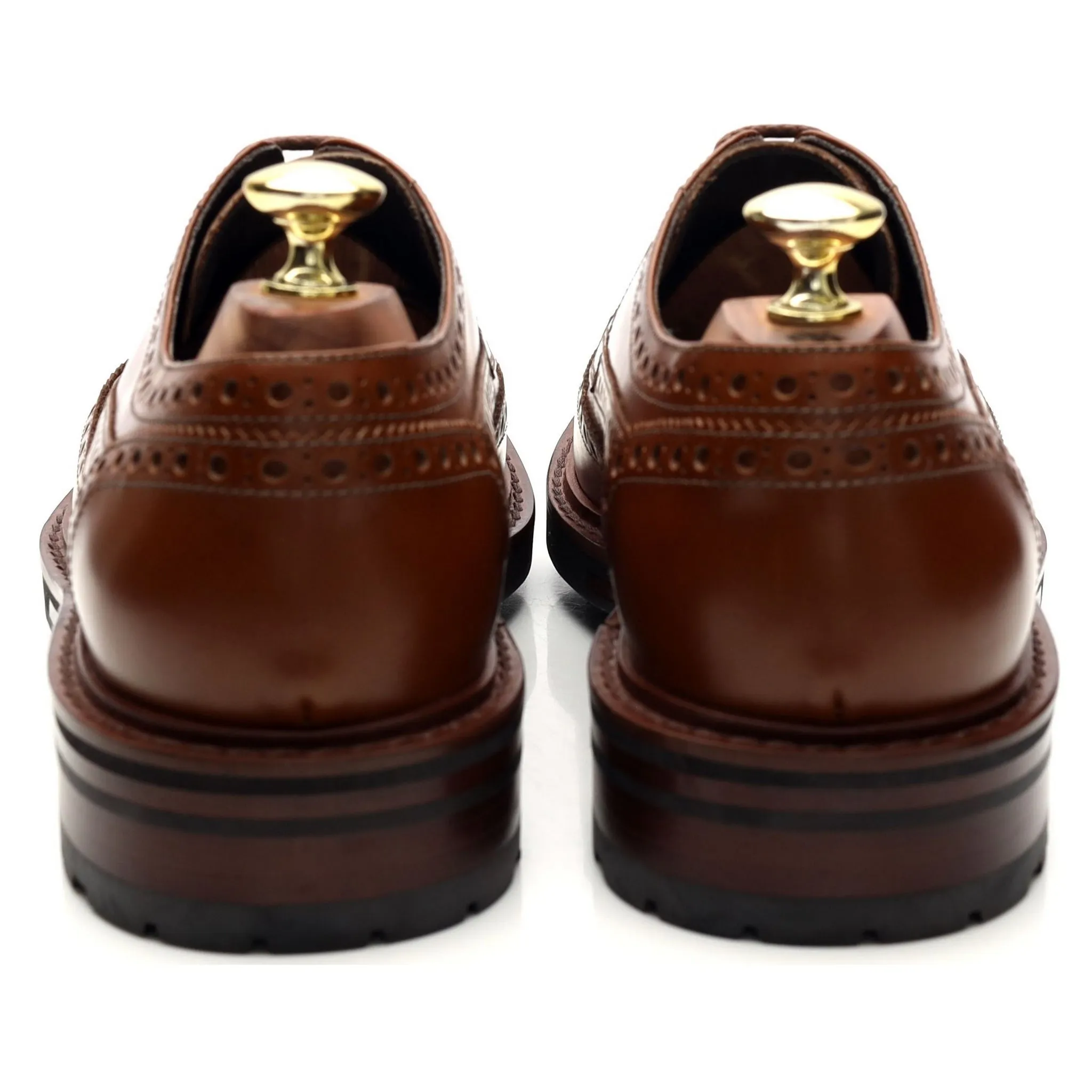 Brown Leather Derby Brogues UK 7 EU 41