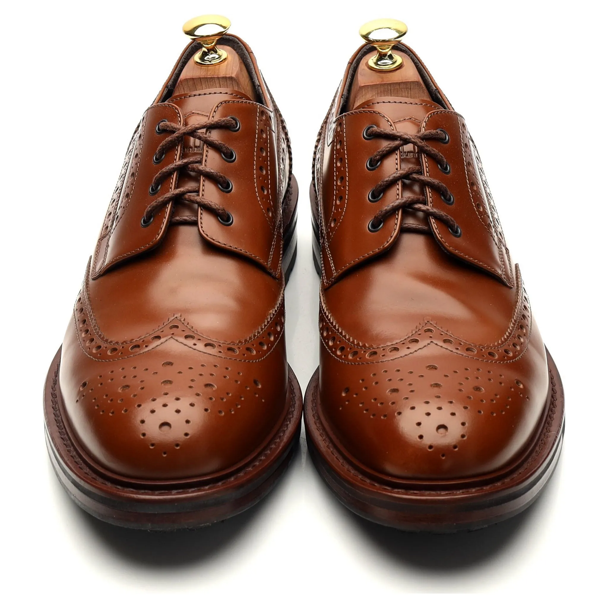 Brown Leather Derby Brogues UK 9 EU 43