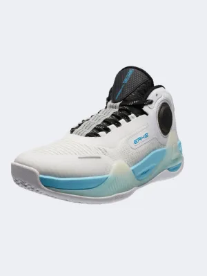 Erke  Men Basketball Shoes White/Blue