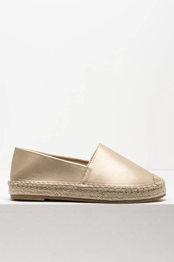 Espadrille Gold