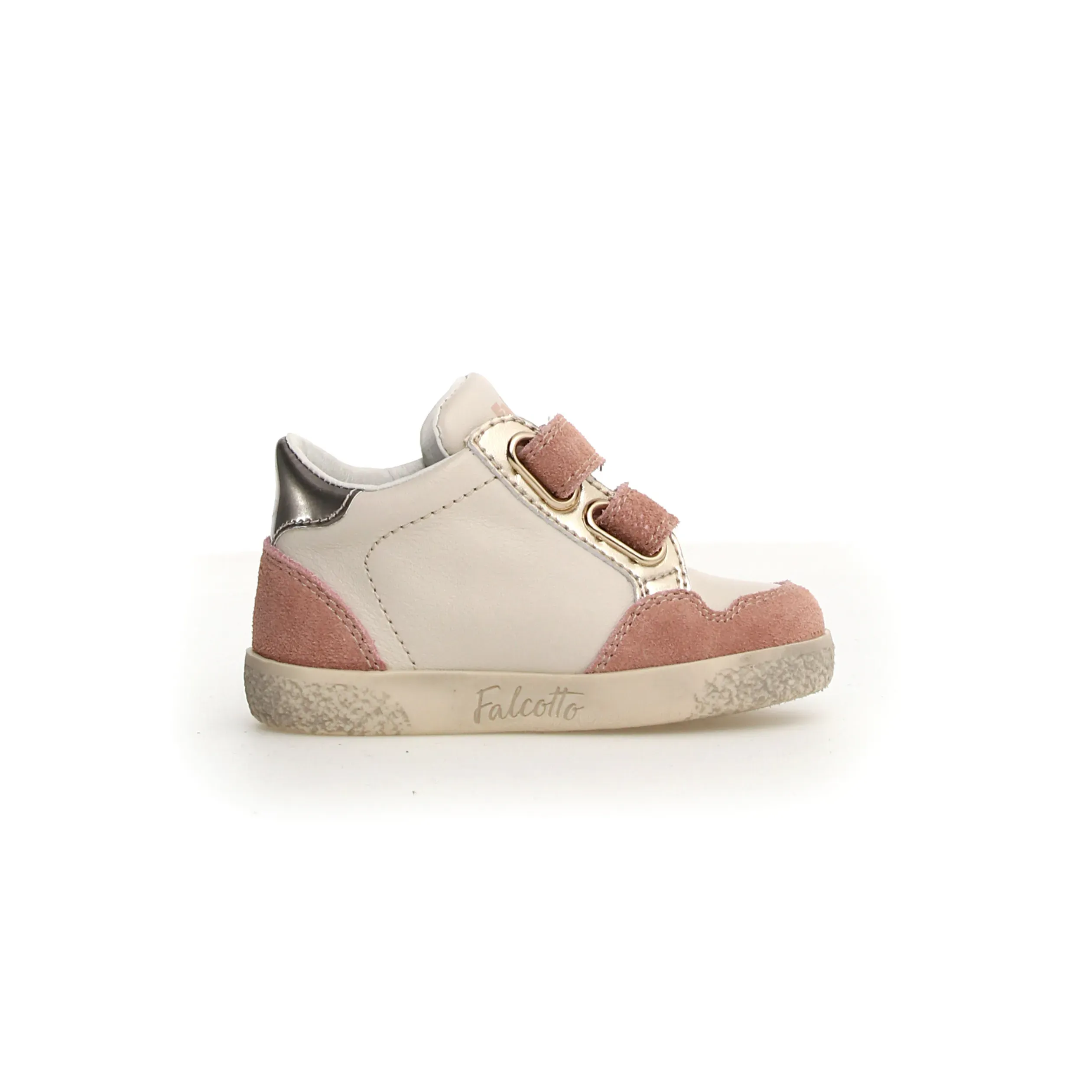 Falcotto Alnoite High 2 Vl Girl's Casual Shoes - Rose/Milk/Platinu