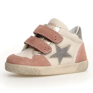 Falcotto Alnoite High 2 Vl Girl's Casual Shoes - Rose/Milk/Platinu