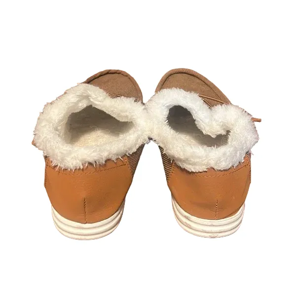 Fashion Women's Brown Faux Fur Winter Shoe