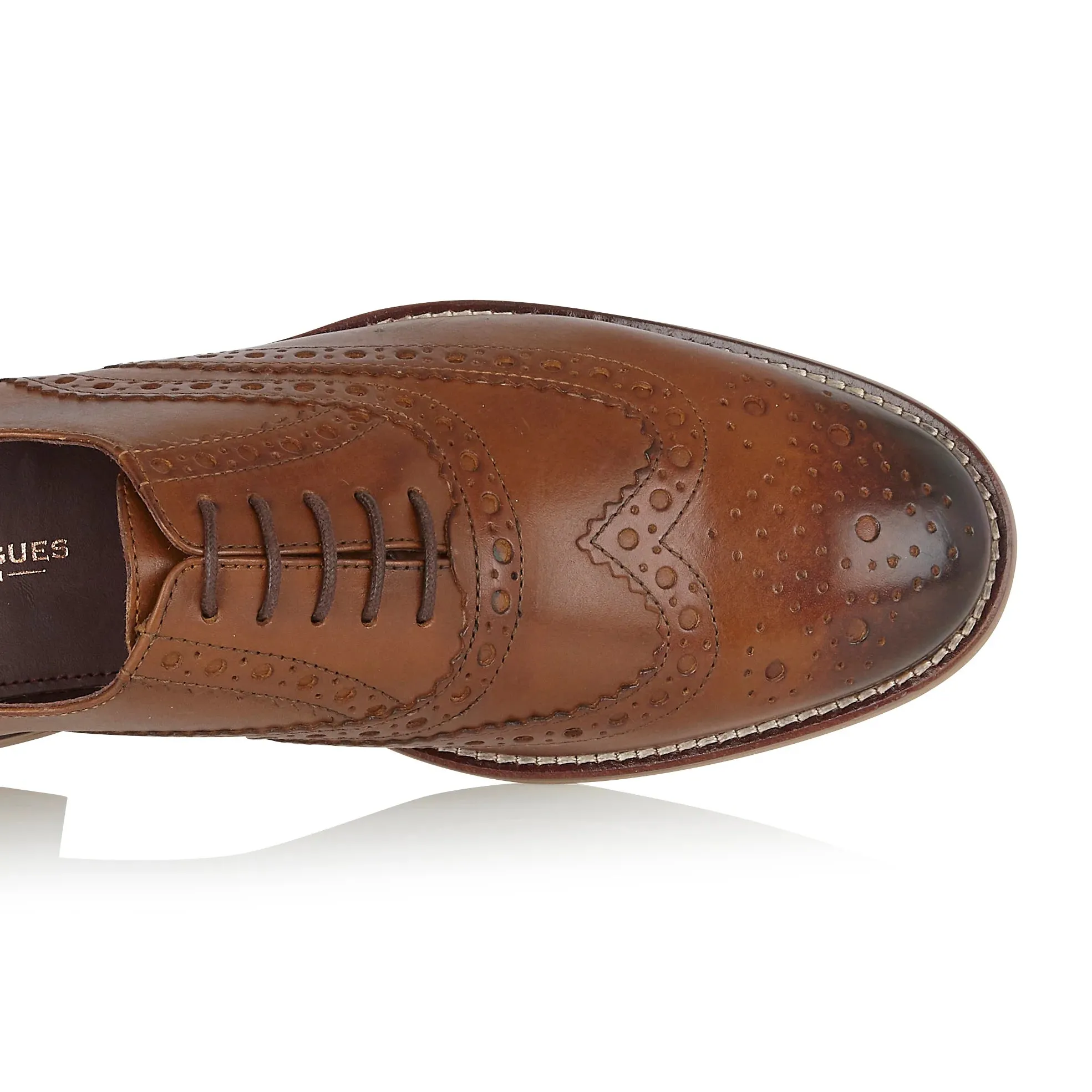 Gatsby Leather Brogue Chestnut