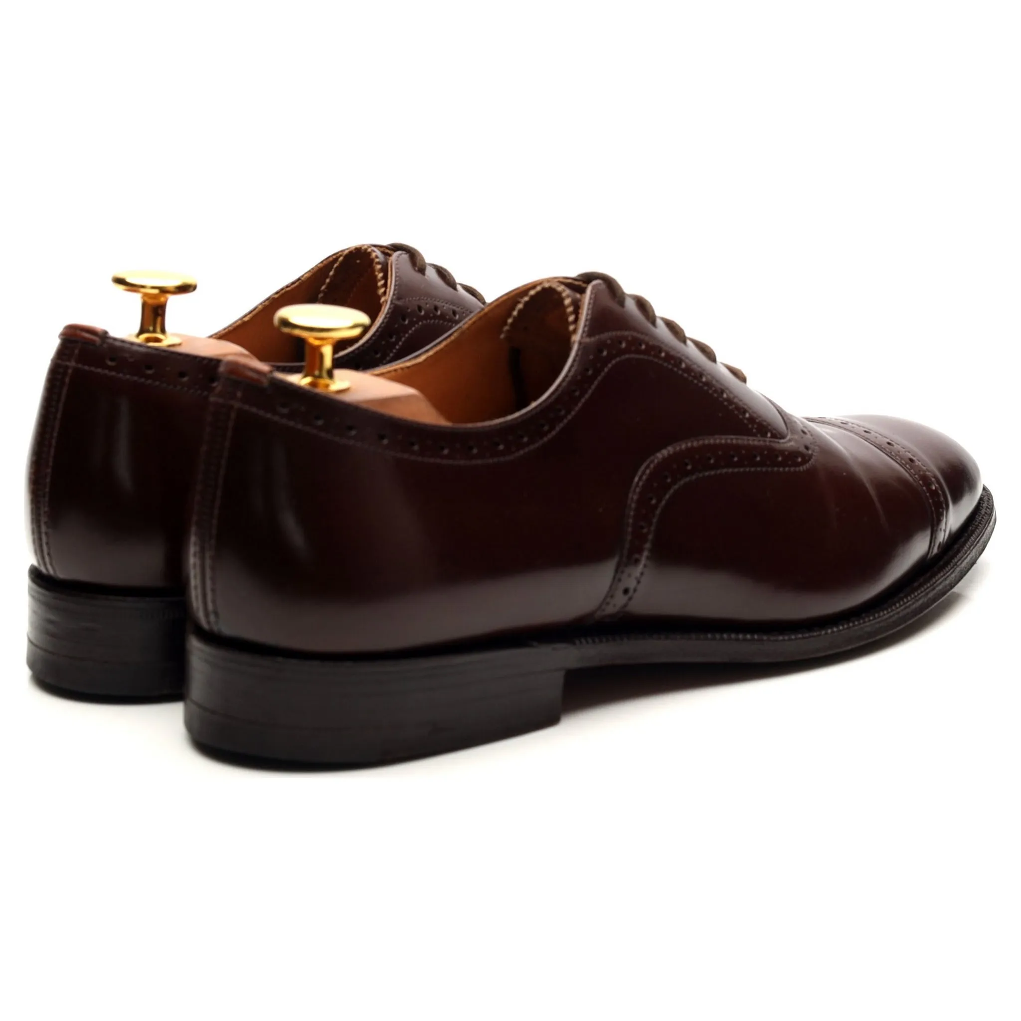 'Legate' Dark Brown Leather Oxford UK 6 F