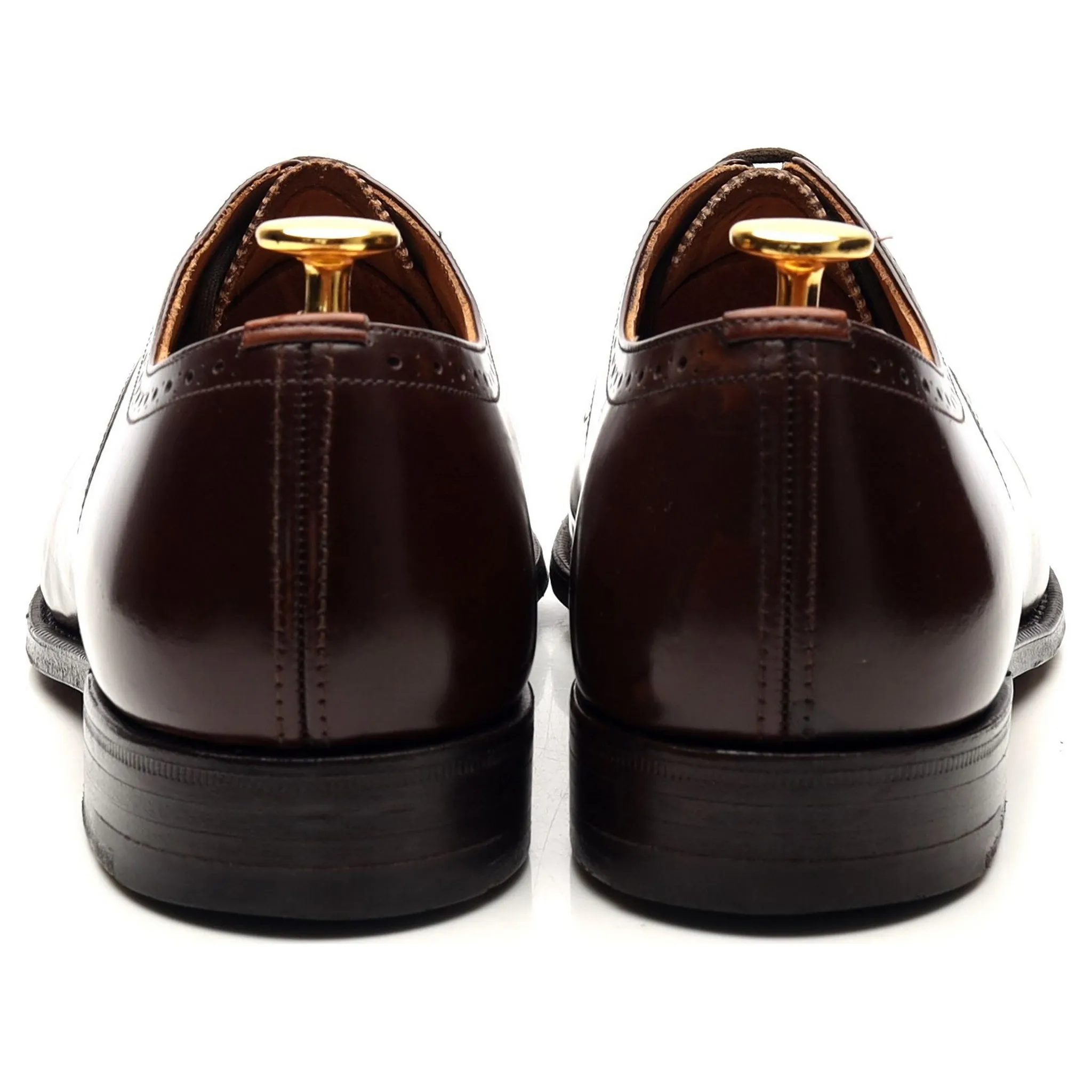 'Legate' Dark Brown Leather Oxford UK 6 F