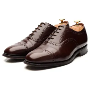 'Legate' Dark Brown Leather Oxford UK 6 F