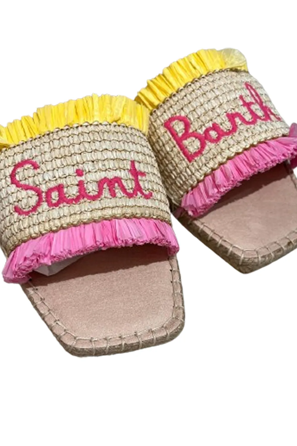 MC2 Saint Barth Espadrilles | Pink/Yellow