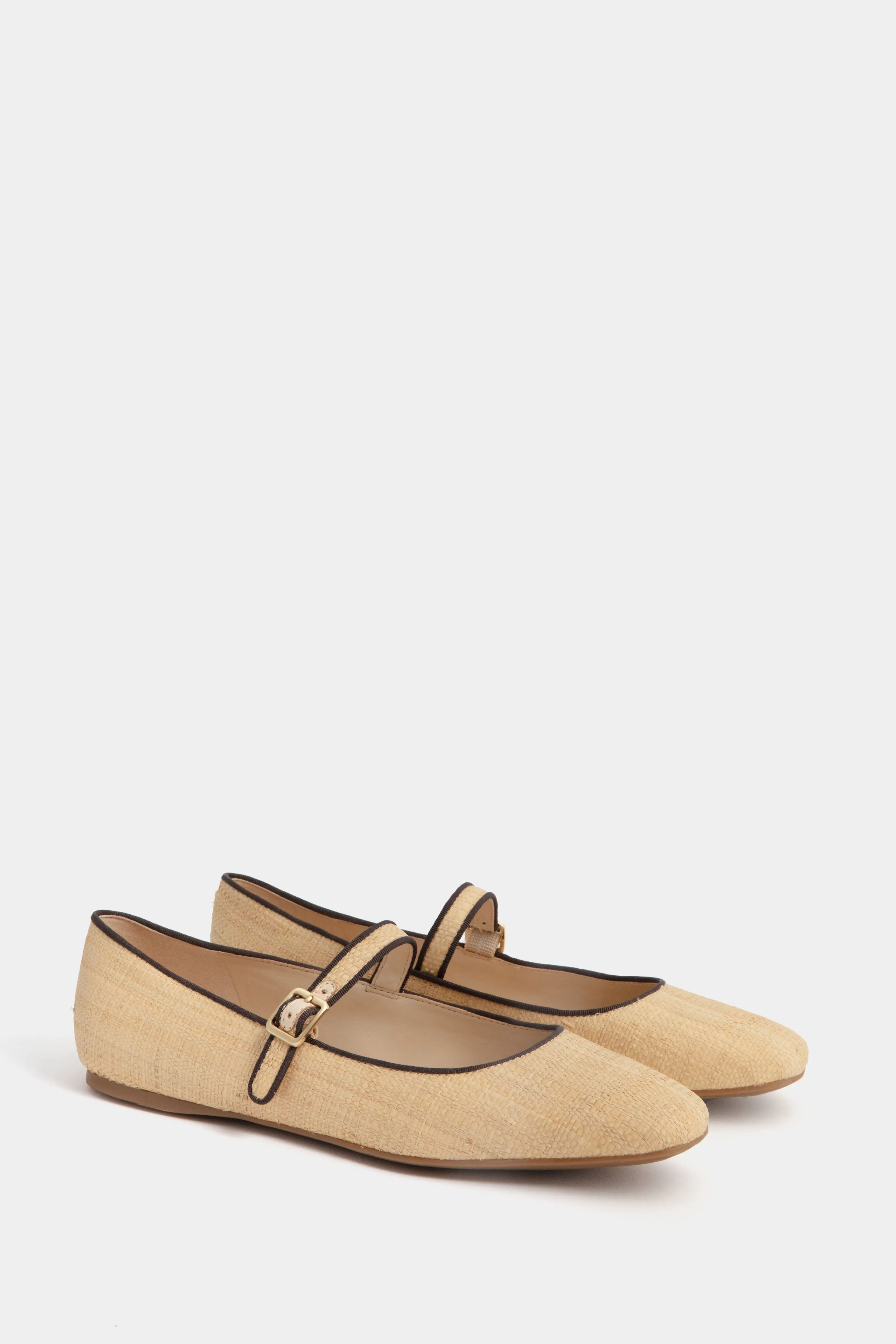 Medium Natural Lailah Flats