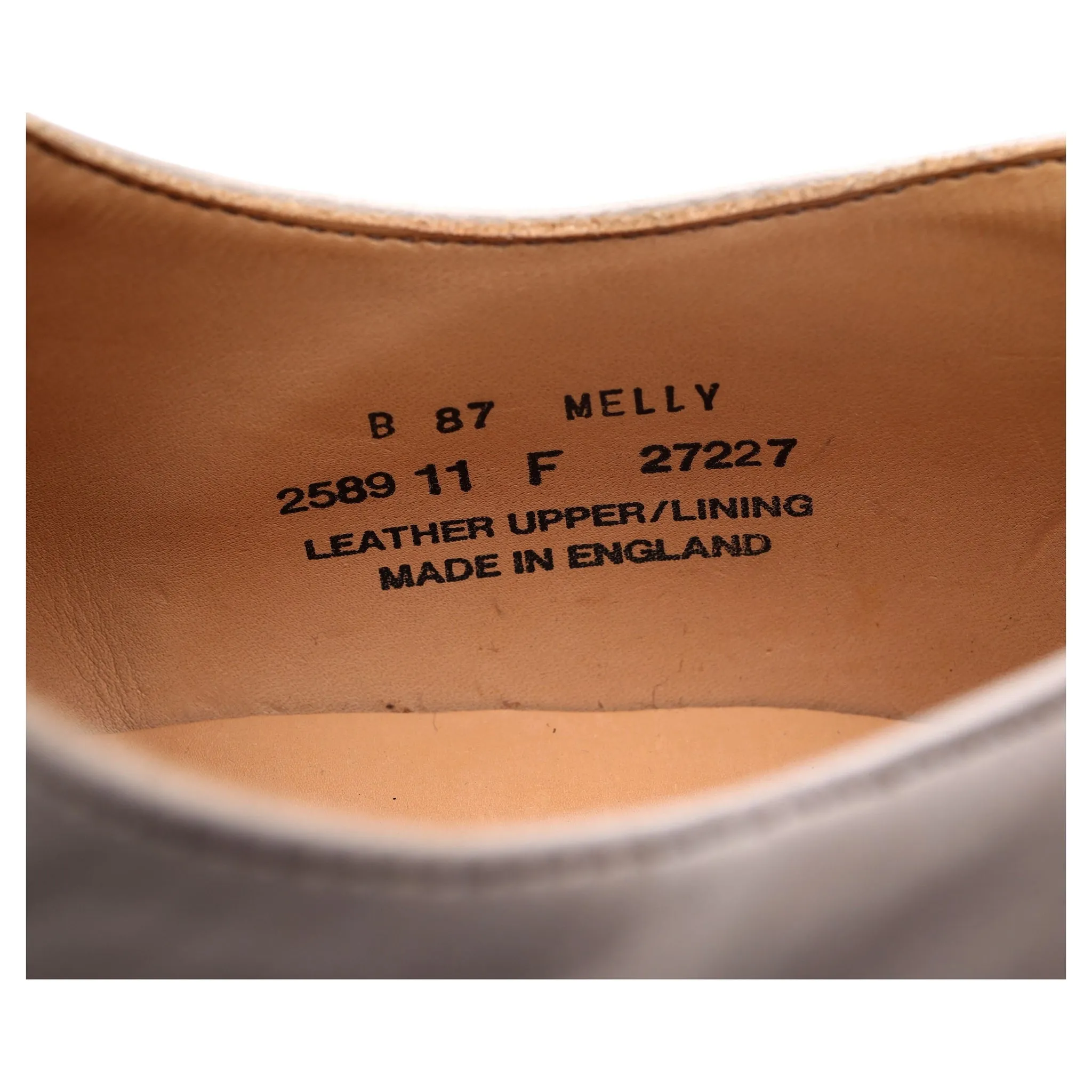 'Melly' Dark Brown Leather Spectator Brogues UK 11 F