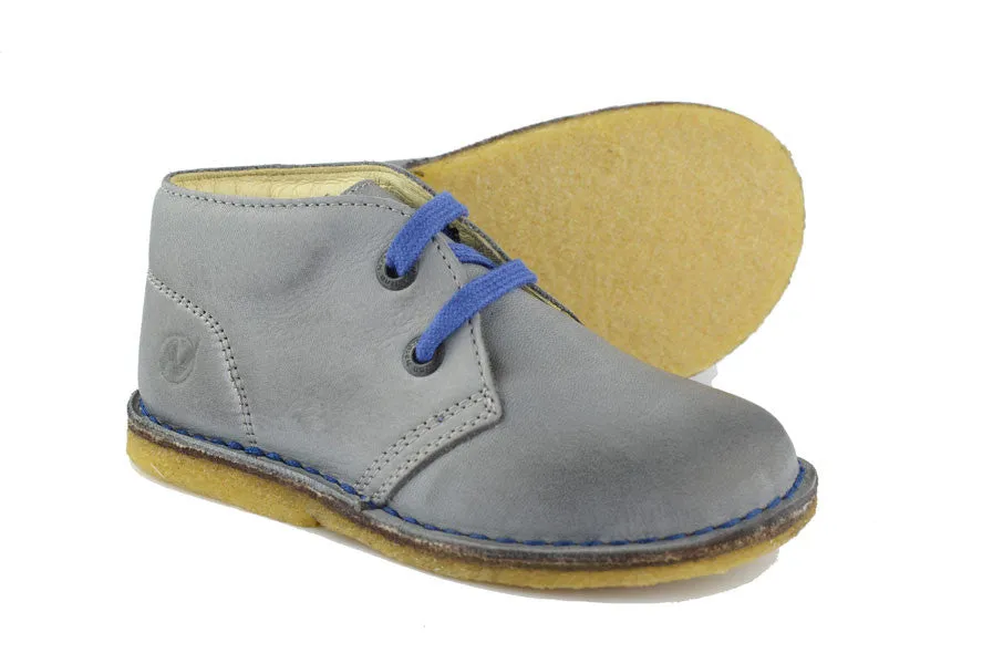 Naturino Boys Light Grey Lace-up Desert Boot