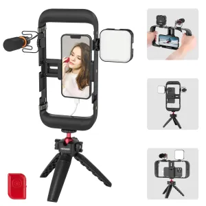 NEEWER A104 Phone Stabilizer Video Rig Kit With Desktop Tripod