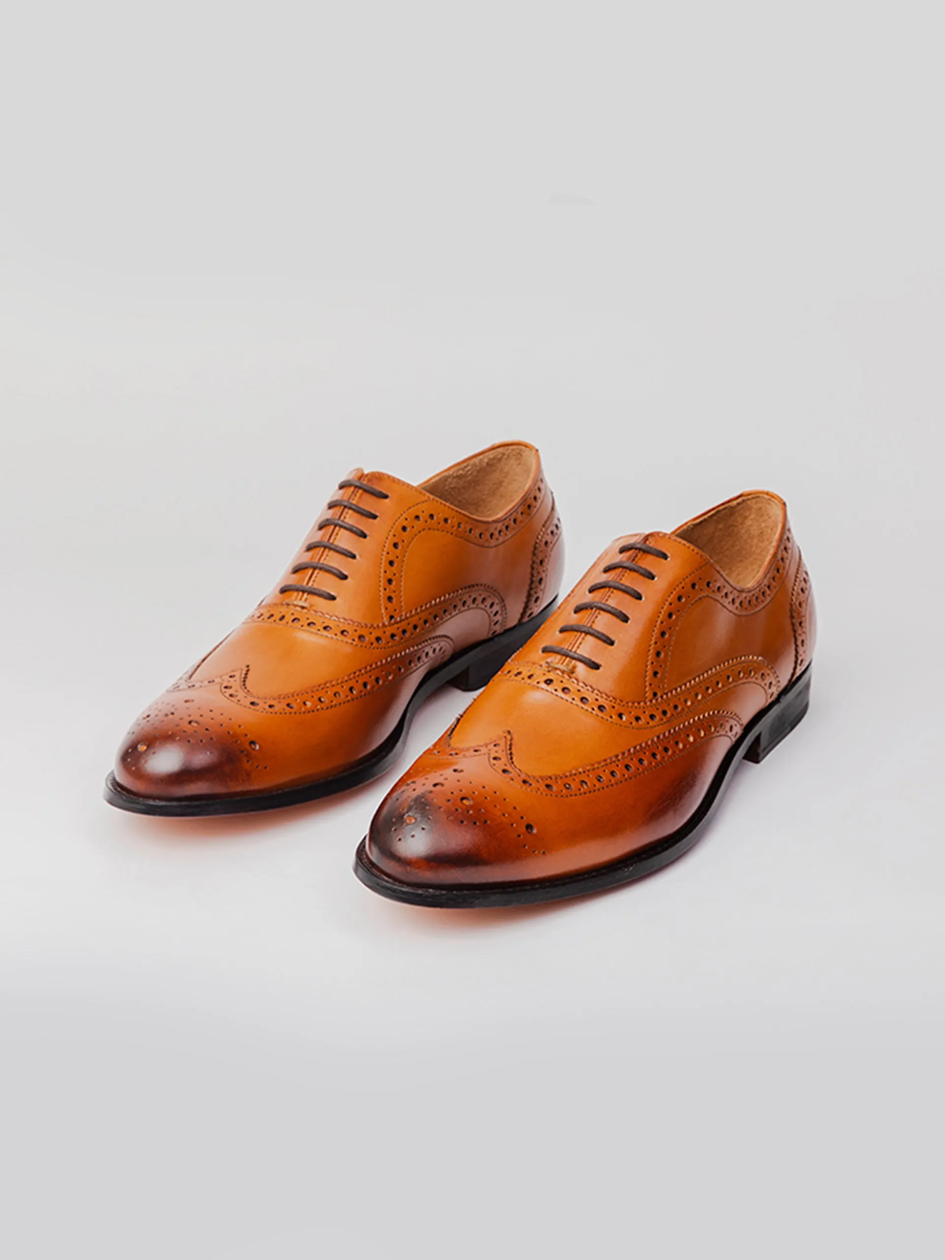 Nicholas Wingtip Oxford - Tan