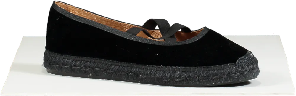 Penelope Chilvers Black Velvet Flats EU 41 uk 8