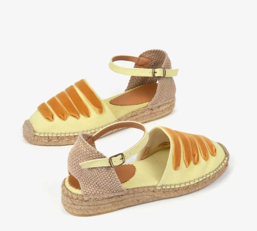 Penelope Chilvers Lemon Low Mary Jane Espadrille