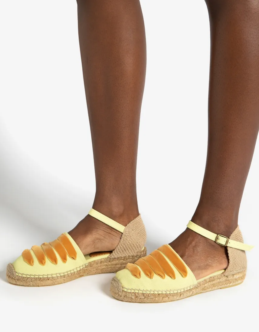 Penelope Chilvers Lemon Low Mary Jane Espadrille