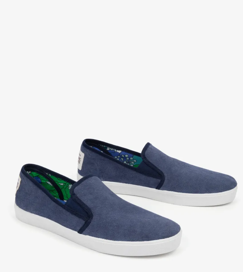 Penelope Chilvers Navy Heaven Cotton Plimsoll