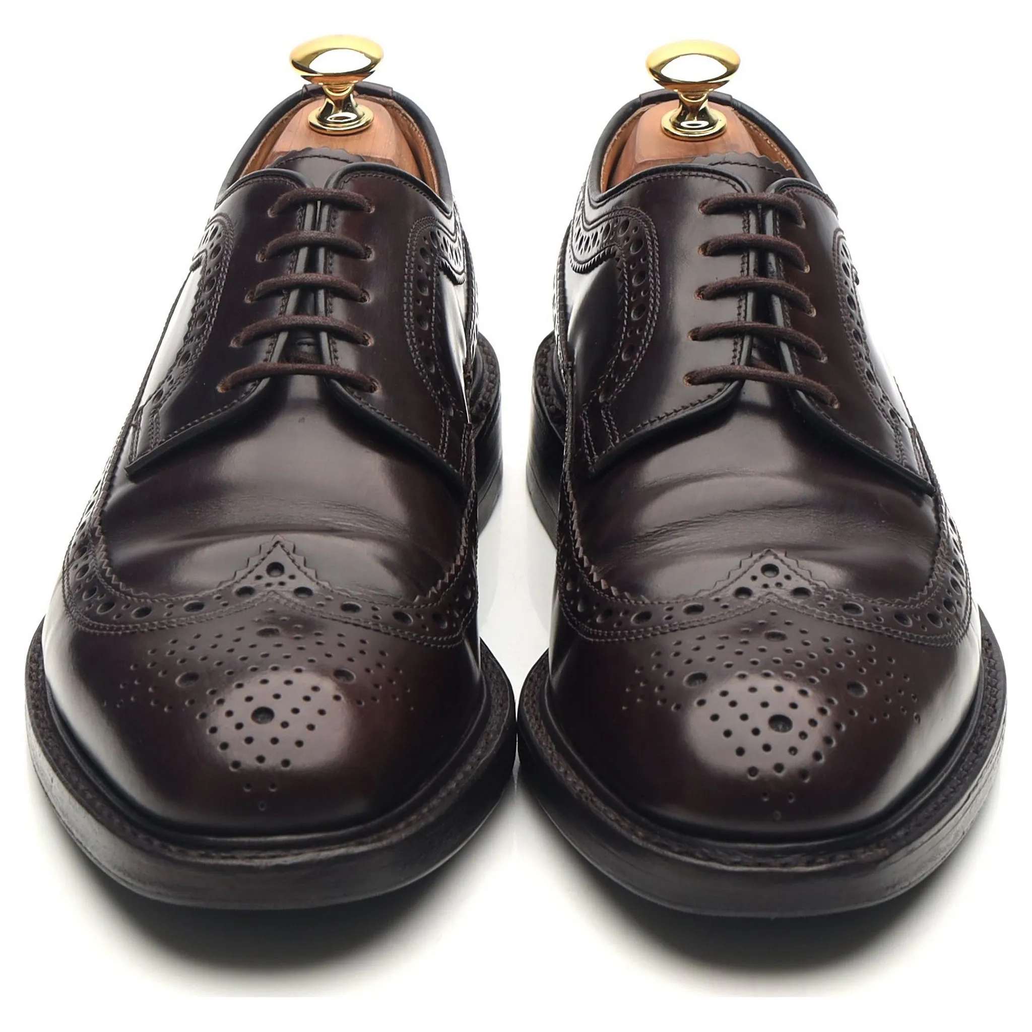 'Royal Brogue' Burgundy Leather Derby Brogues UK 6 F