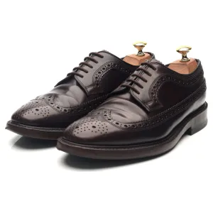 'Royal Brogue' Burgundy Leather Derby Brogues UK 6.5 F