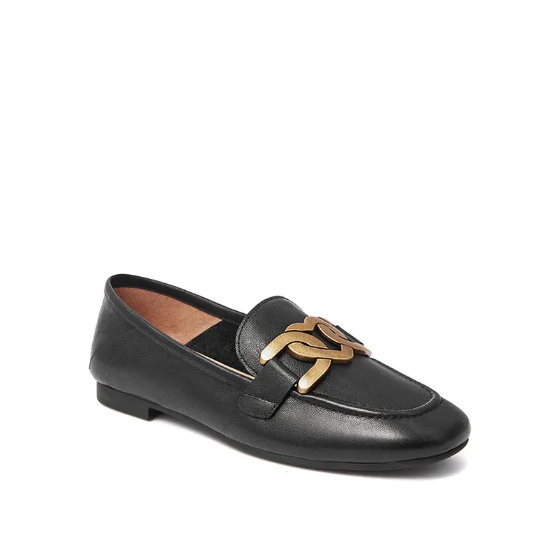 Stylish Low-Heeled Comfort Loafers