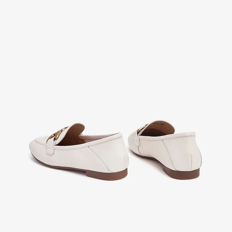 Stylish Low-Heeled Comfort Loafers