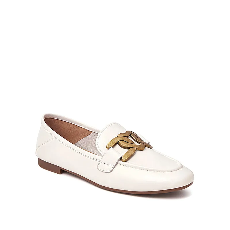 Stylish Low-Heeled Comfort Loafers