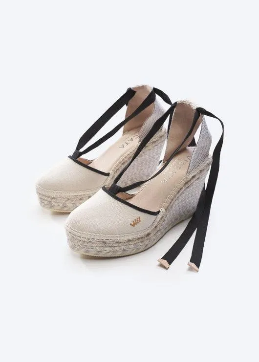 Tavallera Canvas Espadrille Wedges