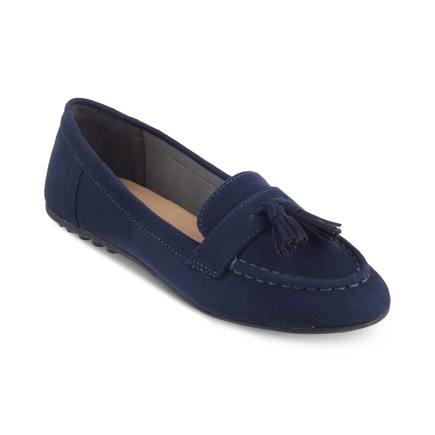 The Bonum Blue Women's Dress Tassel Loafers Tresmode