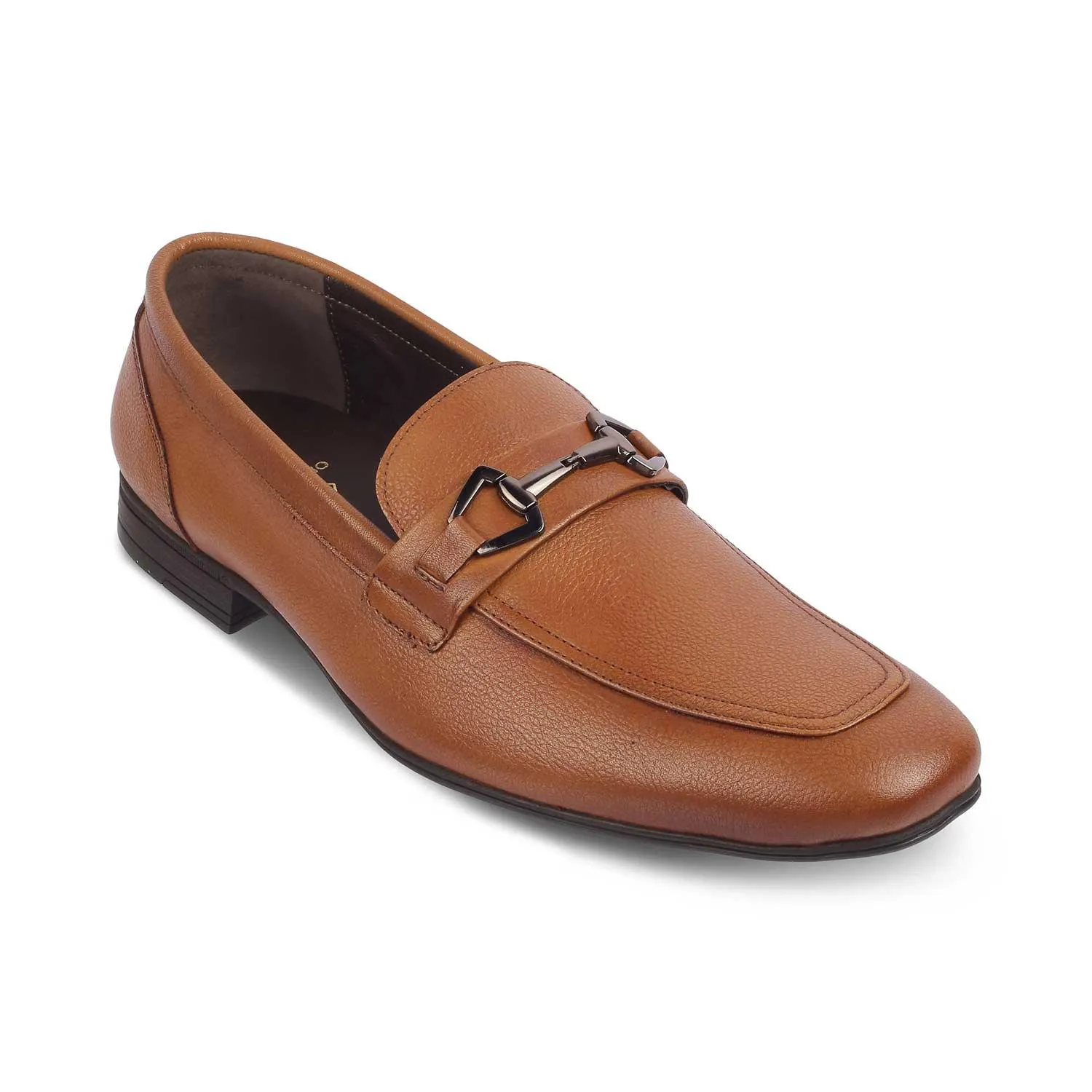 The Bremen Tan Men's Leather Loafers Tresmode