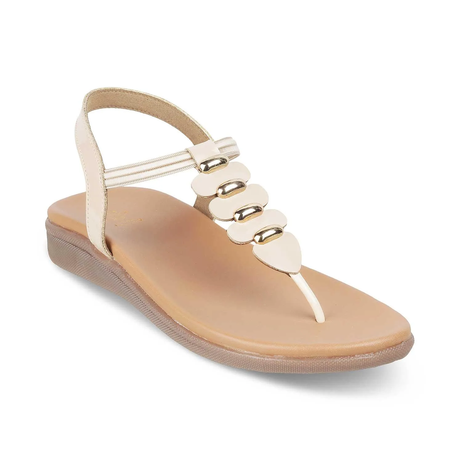 The Velencia Beige Women's Casual Flats Tresmode