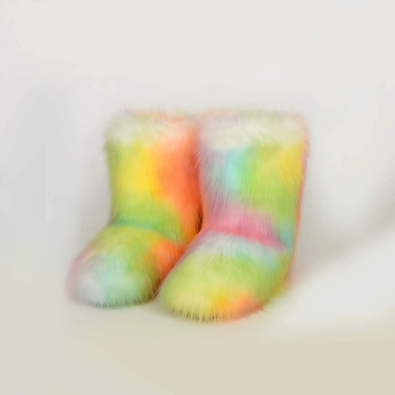 Thermal Fuzzy Platform Boots