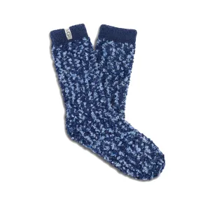 UGG COZY CHENILLE CREW SOCKS NAVY - WOMENS