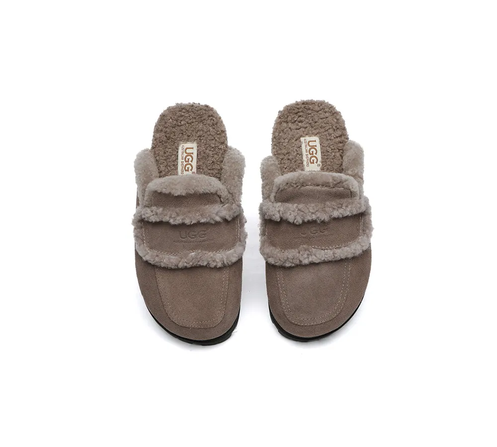 Ugg Slippers Sheepskin Wool Shearling Lined Remi