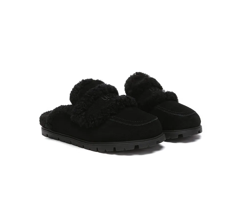 Ugg Slippers Sheepskin Wool Shearling Lined Remi