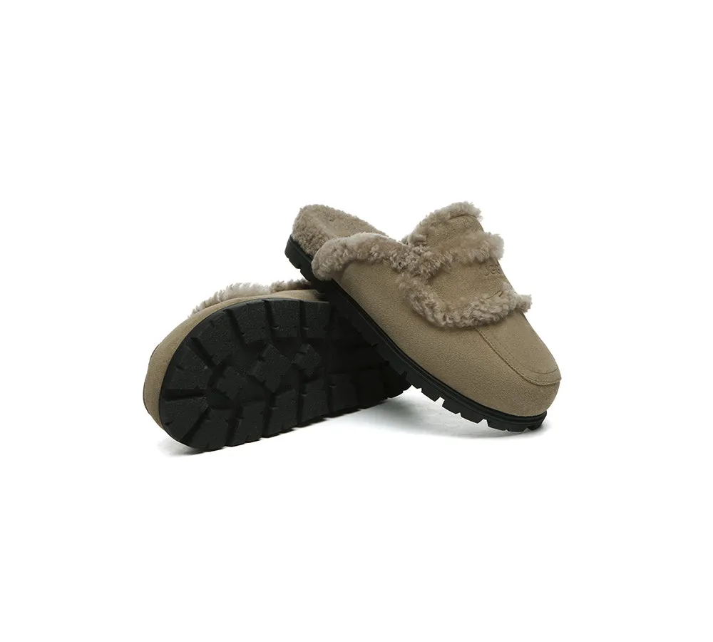 Ugg Slippers Sheepskin Wool Shearling Lined Remi