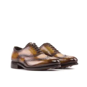 WINGTIPS COGNAC PATINA (TRADITIONAL-Z1)