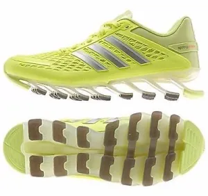 Womens ADIDAS SPRINGBLADE Running Athletic Sport Shoe Sneaker YELLOW 6 M20200