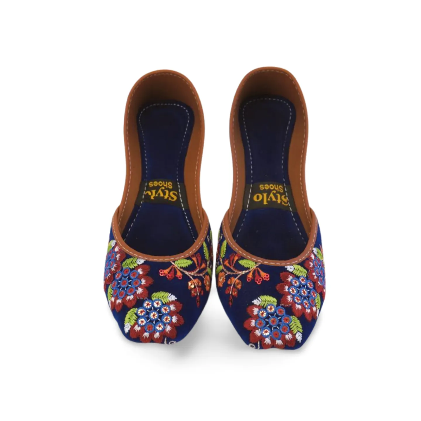 Women's Floral Embroidered Khussa Shoes  - Stylish and Comfortable for Any Occasion