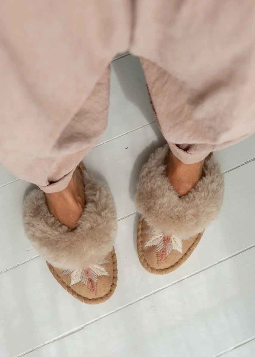 Women's Sheepskin Slipper Mules – Venus