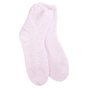 World's Softest Socks Cozy Quarter with Grippers Orchid Pink